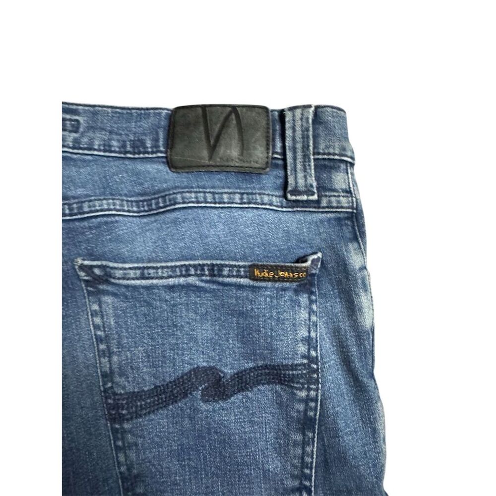 Nudie Jeans Co Men's High Kai Navy Blue Slim Skinny Jeans Blue Size W32 / L34 - Picture 6 of 11